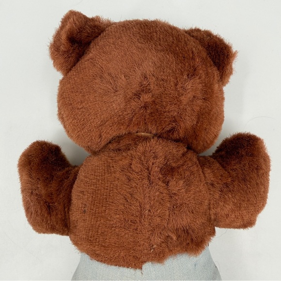 Vintage Ideal Toy Smokey Bear Plush Forest Park Ranger Badge Belt Buckle USA - Picture 7 of 16